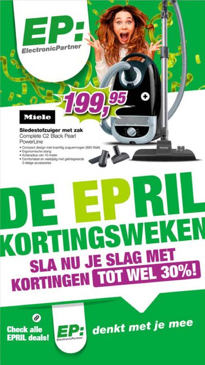 Aanbiedingen van Computers & Elektronica in Almere | EP Folder! bij EP | 12-4-2024 - 21-4-2024
