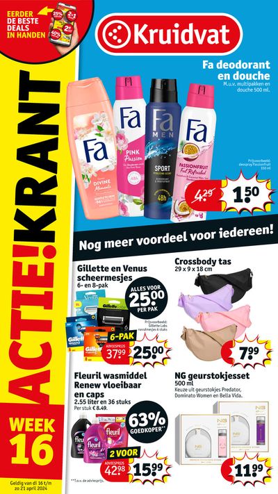 Aanbiedingen van Drogisterij & Parfumerie in Amstelveen | Nog meer voordeel voor iedereen! bij Kruidvat | 14-4-2024 - 28-4-2024