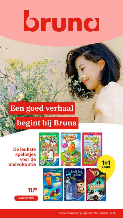 Aanbiedingen van Boeken & Muziek in Amsterdam | Een goed verhaal begint bij Bruna bij Bruna | 15-4-2024 - 29-4-2024
