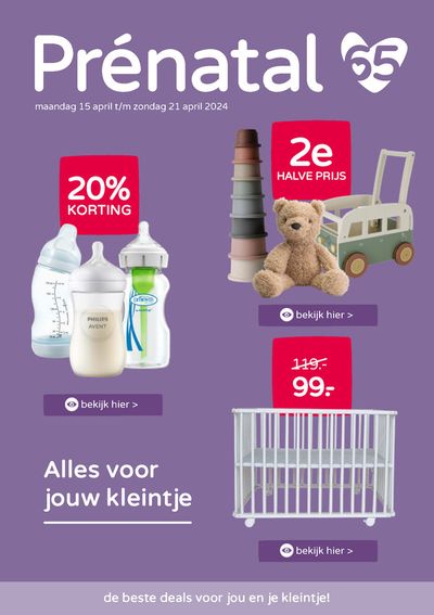 Aanbiedingen van Baby, Kind & Speelgoed in Amstelveen | De beste deals voor jou en je kleintje! bij Prenatal | 15-4-2024 - 29-4-2024