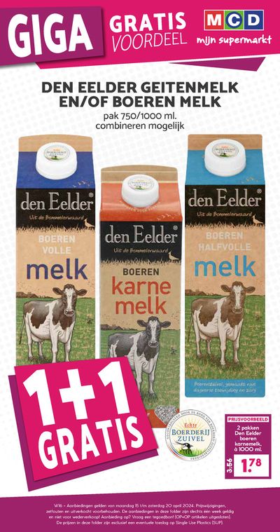 Catalogus van MCD Supermarkt in Papendrecht | Giga Gratis Voordeel | 16-4-2024 - 30-4-2024