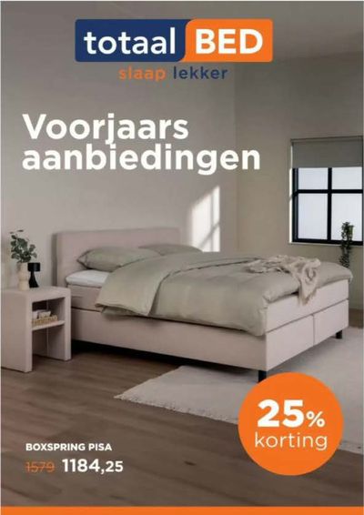 Aanbiedingen van Wonen & Meubels in Amsterdam-Zuidoost | Voorjaars aanbiedingen bij TotaalBED | 16-4-2024 - 21-4-2024