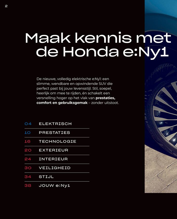 Catalogus van Honda in Almere | Honda e:Ny1 Limited Edition — Brochure | 18-4-2024 - 2-5-2024
