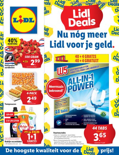 Aanbiedingen van Supermarkt in Maassluis | Lidl folder bij Lidl | 18-4-2024 - 1-5-2024