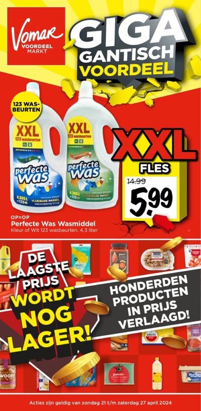 Aanbiedingen van Supermarkt in Beverwijk | Folder Vomar bij Vomar | 20-4-2024 - 4-5-2024