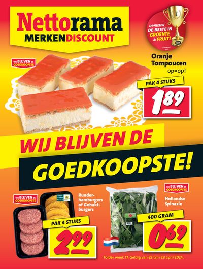 Catalogus van Nettorama in Rijswijk (Noord-Brabant) | Nettorama Merken Discount | 22-4-2024 - 28-4-2024