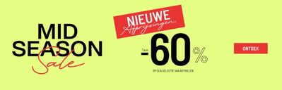 Aanbiedingen van Kleding, Schoenen & Accessoires in Zaandam | Mid Season Sale -60% bij Promiss | 22-4-2024 - 28-4-2024