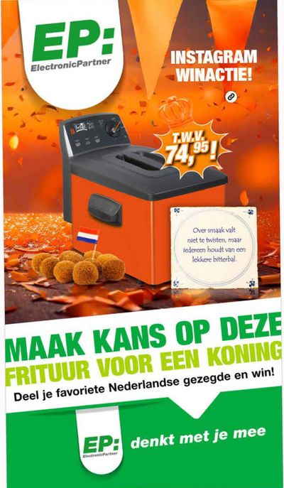 Aanbiedingen van Computers & Elektronica in Zaandam | EP Folder! bij EP | 22-4-2024 - 28-4-2024