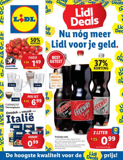 Aanbiedingen van Supermarkt in Amsterdam-Zuidoost | Lidl folder bij Lidl | 11-4-2024 - 24-4-2024