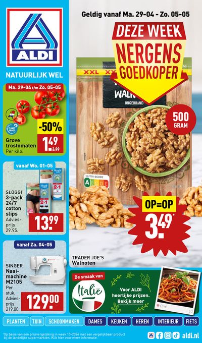 Aanbiedingen van Supermarkt in Alkmaar | Folder Aldi bij Aldi | 25-4-2024 - 9-5-2024