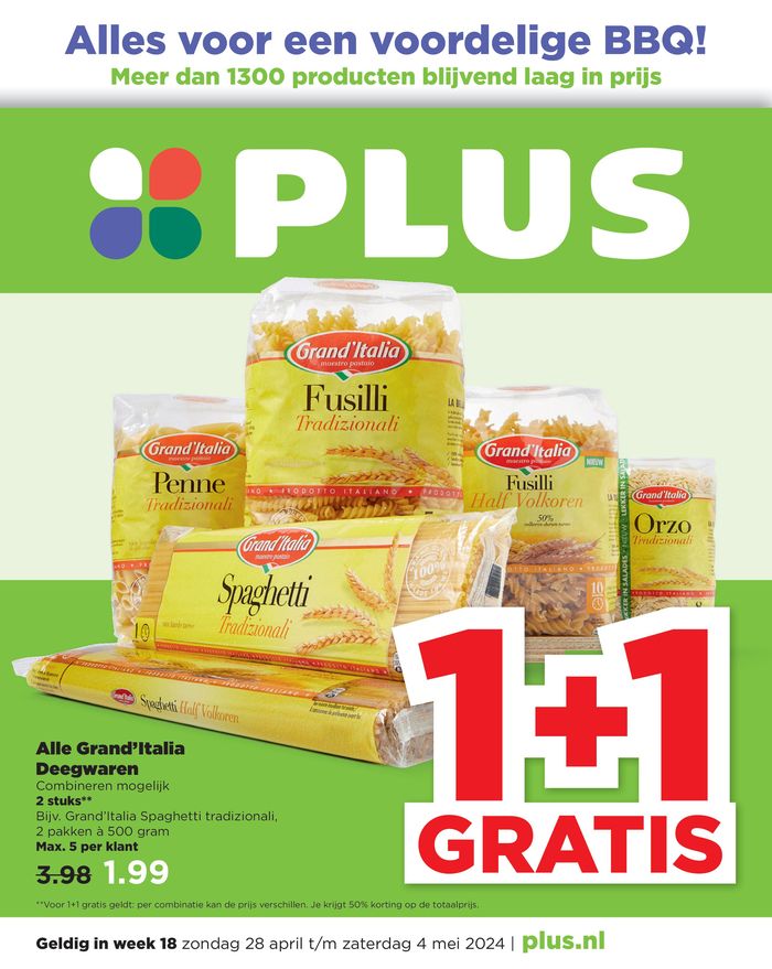 Catalogus van Plus in Heerde | folder Plus! | 25-4-2024 - 9-5-2024
