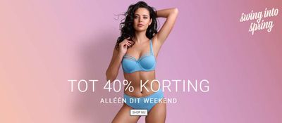 Aanbiedingen van Kleding, Schoenen & Accessoires in Almere | Tot 40% Korting bij Marlies Dekkers | 25-4-2024 - 2-5-2024