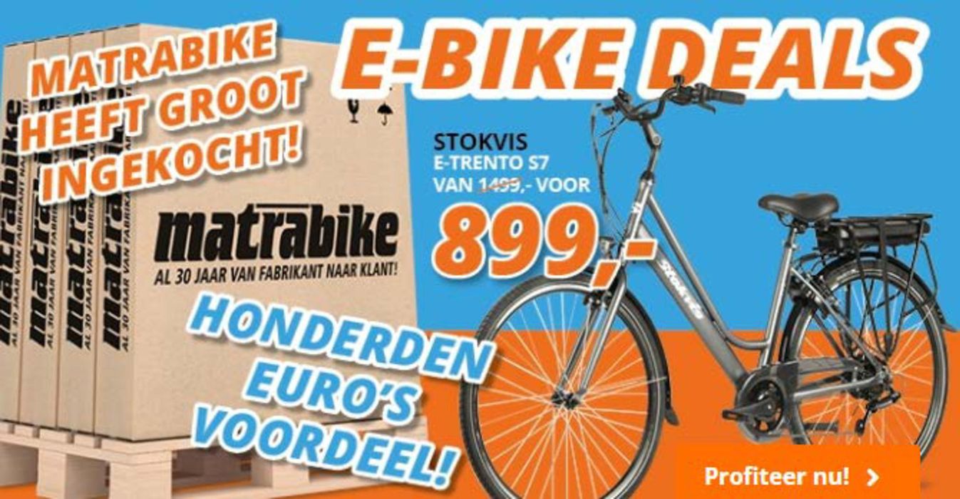 Catalogus van Matrabike in Apeldoorn | E-Bake Deals | 25-4-2024 - 3-5-2024