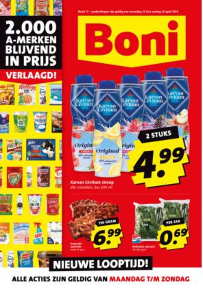 Catalogus van Boni in Genemuiden | Folder week 17 | 26-4-2024 - 10-5-2024