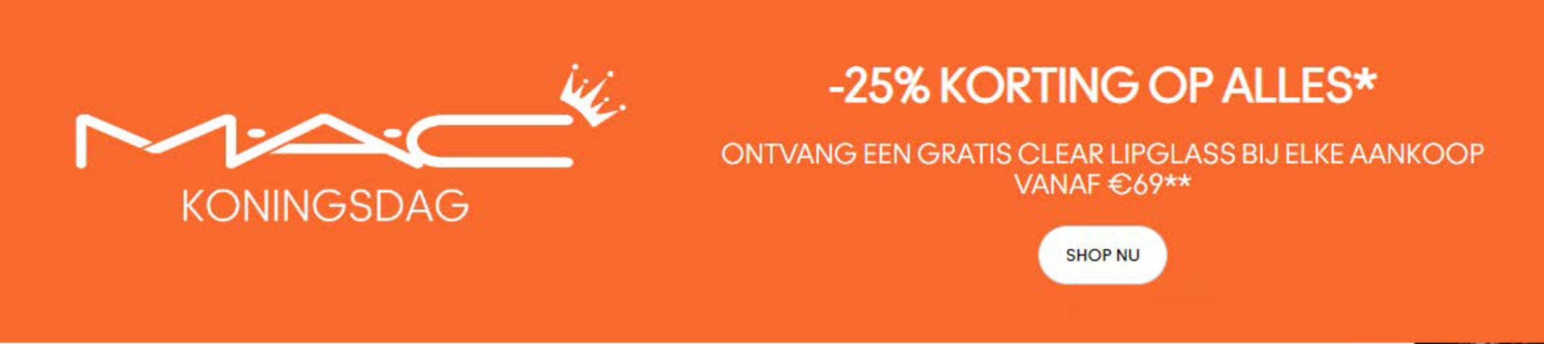 Catalogus van Mac cosmetics in Utrecht | -25% Korting Op Alles | 26-4-2024 - 3-5-2024
