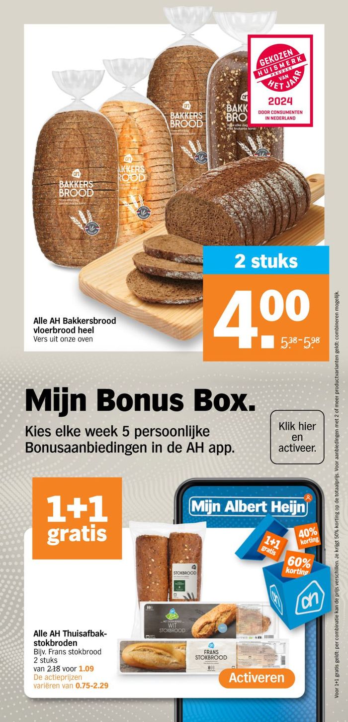 Catalogus van Albert Heijn in Weert | Albert Heijn Bonus | 27-4-2024 - 11-5-2024