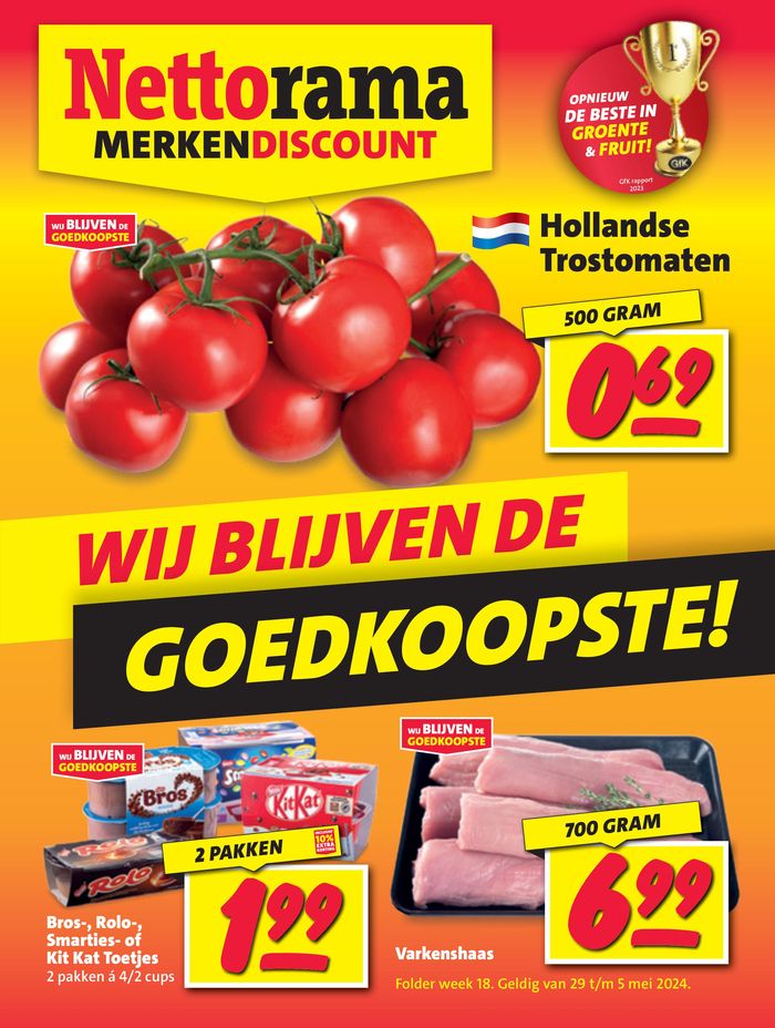 Catalogus van Nettorama in Oisterwijk | Nettorama Merken Discount | 29-4-2024 - 5-5-2024