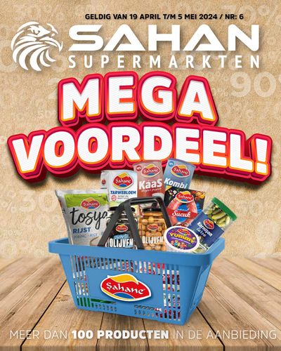 Catalogus van Sahan Supermarkten in Schiedam | Mega Voordeel | 1-5-2024 - 15-5-2024