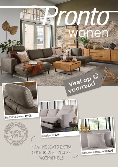 Aanbiedingen van Wonen & Meubels in Grootebroek | Pronto wonen folder bij Pronto wonen | 4-5-2024 - 18-5-2024