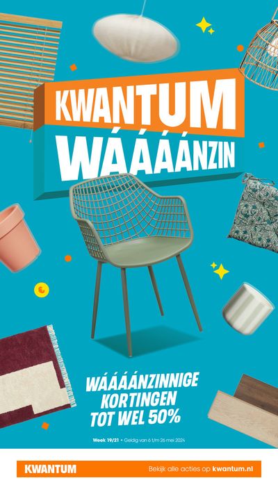 Catalogus van Kwantum in Naaldwijk | Kwantum Folder - 1924k Online Waanzin Folder Wk19-21 Nl | 9-5-2024 - 23-5-2024