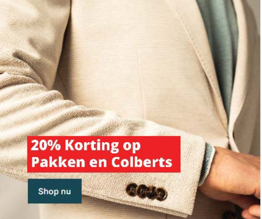 Catalogus van Adam Brandstore in Naaldwijk | 20% Korting op Pakken en Colberts | 10-5-2024 - 23-5-2024