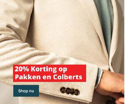 Aanbiedingen van Kleding, Schoenen & Accessoires in Ridderkerk | 20% Korting op Pakken en Colberts bij Adam Brandstore | 10-5-2024 - 23-5-2024