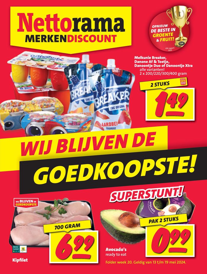 Catalogus van Nettorama in Oosterhout | Nettorama Merken Discount | 13-5-2024 - 19-5-2024