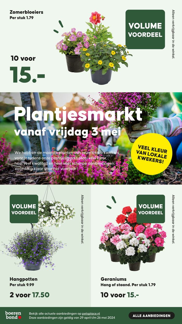 Catalogus van Boerenbond in Venlo | Pets Place Boerenbond week 20-21-2024 | 13-5-2024 - 26-5-2024