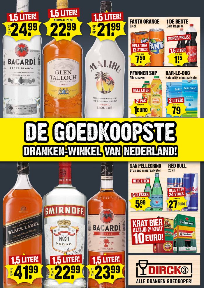 Catalogus van Dirck III in Dordrecht | Dirck III De Goedkoopste Dranken-Winkel Van Nederland! | 16-5-2024 - 30-5-2024