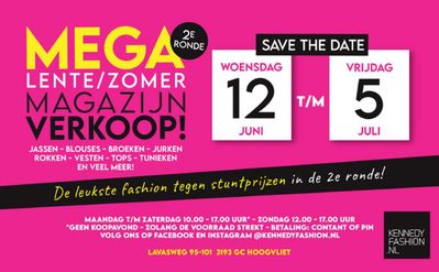 Aanbiedingen van Kleding, Schoenen & Accessoires in Roosendaal | Sale bij Kennedy Fashion | 17-5-2024 - 30-5-2024
