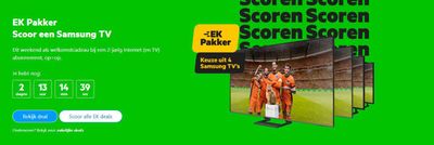 Aanbiedingen van Computers & Elektronica in Rijnsburg | EK pakker Scoor een Samsung TV naar keuze bij KPN | 24-5-2024 - 2-6-2024