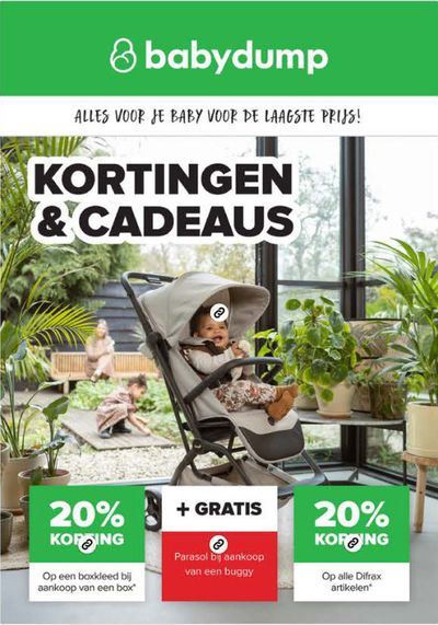 Aanbiedingen van Baby, Kind & Speelgoed in Rijnsburg | Kortingen & Cadeaus bij Baby-Dump | 27-5-2024 - 29-6-2024