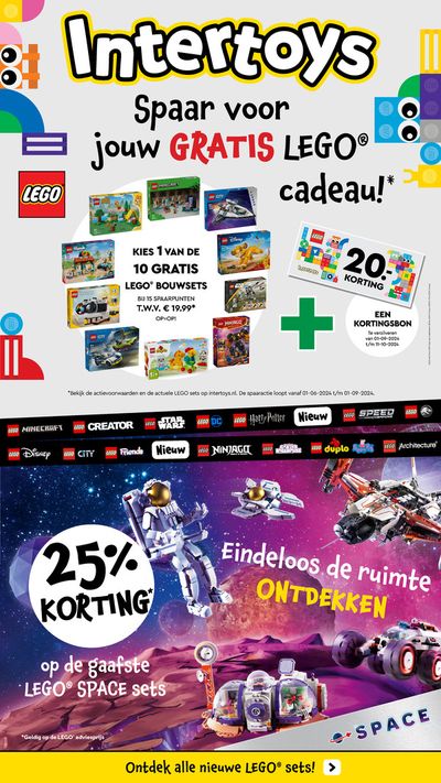 Aanbiedingen van Baby, Kind & Speelgoed in Appingedam | Intertoys LEGO folder week 22 bij Intertoys | 1-6-2024 - 15-6-2024