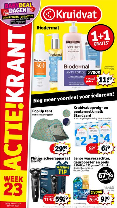Aanbiedingen van Drogisterij & Parfumerie in Maartensdijk | Kruidvat folder bij Kruidvat | 3-6-2024 - 9-6-2024