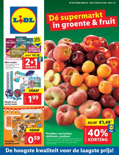 Catalogus van Lidl in Blije | Dé supermarkt in groente & fruit | 6-6-2024 - 19-6-2024