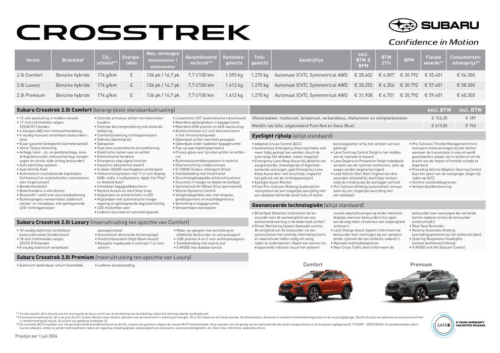 Catalogus van Subaru | Subaru Crosstrek | 6-7-2024 - 6-7-2025