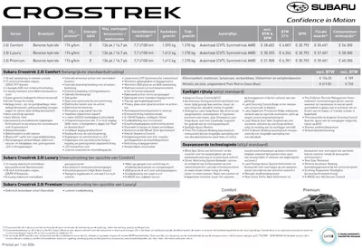 Aanbiedingen van Auto & Fiets in Goes | Subaru Crosstrek bij Subaru | 6-7-2024 - 6-7-2025