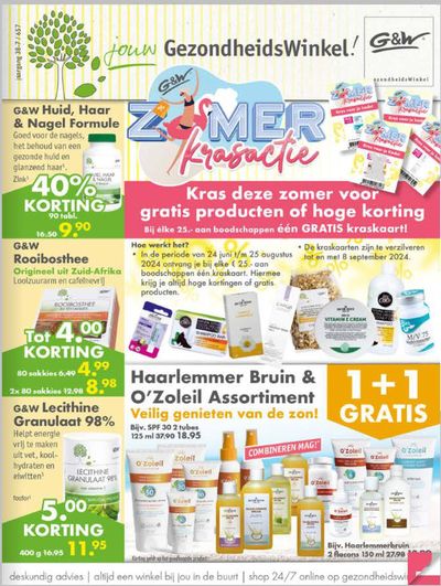 Aanbiedingen van Drogisterij & Parfumerie in Zoetermeer | Gezond & Wel folder bij Gezond & Wel | 11-7-2024 - 28-7-2024