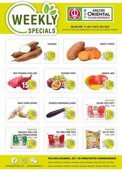 Aanbiedingen van Supermarkt in Arnhem | Amazing Oriental Weekly Specials! bij Amazing Oriental | 16-7-2024 - 30-7-2024