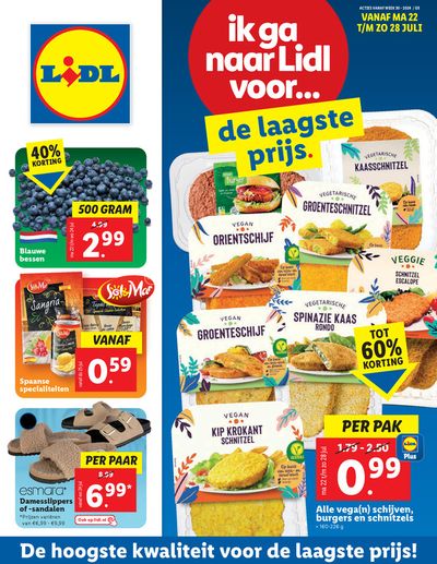 Aanbiedingen van Supermarkt in Eindhoven | Aantrekkelijke speciale aanbiedingen voor iedereen bij Lidl | 18-7-2024 - 31-7-2024