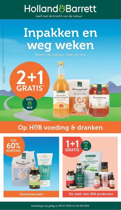 Aanbiedingen van Drogisterij & Parfumerie in Arnhem | Inpakken en weg weken bij Holland & Barrett | 22-7-2024 - 5-8-2024
