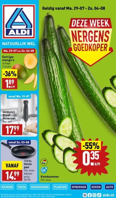 Aanbiedingen van Supermarkt in Bergen (Noord-Holland) | Onze beste aanbiedingen voor u bij Aldi | 26-7-2024 - 9-8-2024