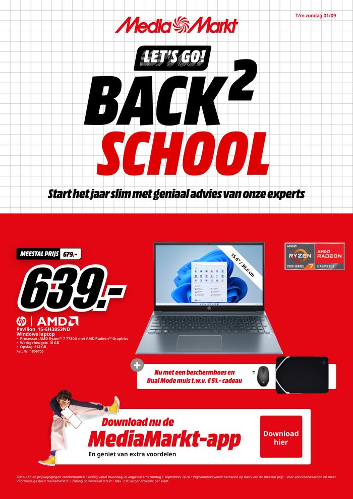 Catalogus van Media Markt in Amsterdam | Digitale flyer: aanbiedingen bij MediaMarkt! | 31-8-2024 - 14-9-2024