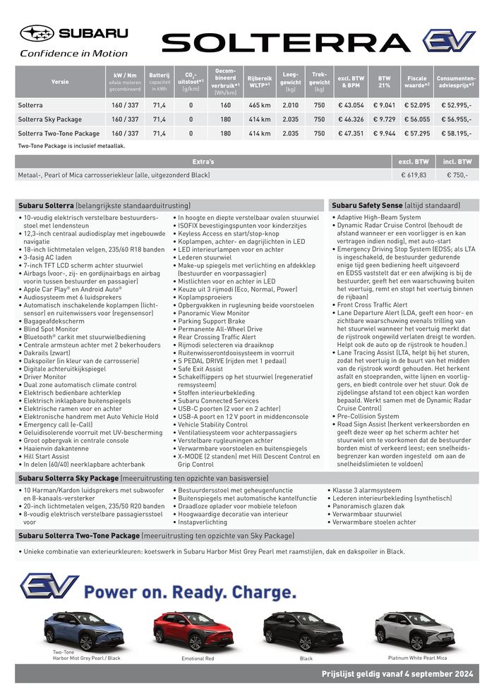 Catalogus van Subaru in 's-Hertogenbosch | Subaru Solterra | 5-9-2024 - 5-9-2025