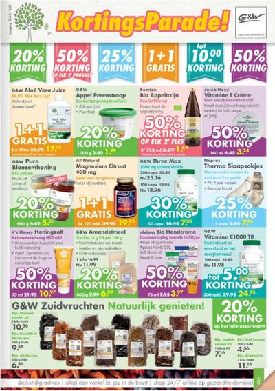 Aanbiedingen van Drogisterij & Parfumerie in Wormerveer | Kortings Parade! bij Gezond & Wel | 9-9-2024 - 22-9-2024