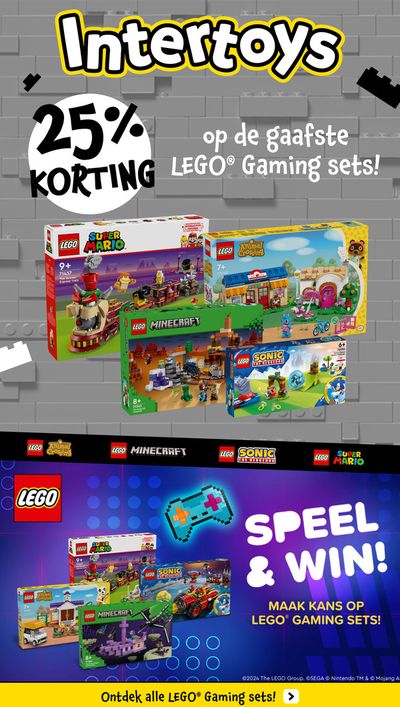 Aanbiedingen van Baby, Kind & Speelgoed in Tholen | Intertoys LEGO folder week 37 bij Intertoys | 16-9-2024 - 30-9-2024