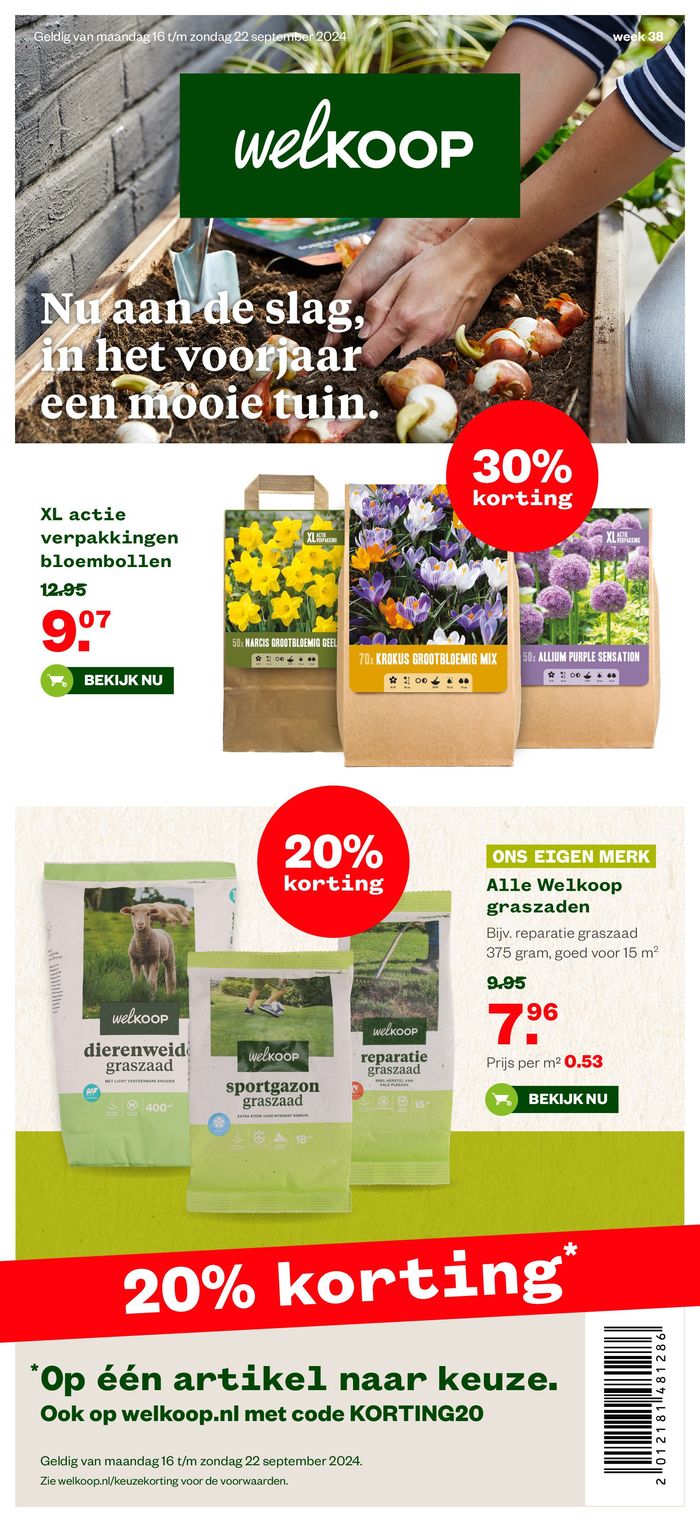 Catalogus van Welkoop in Numansdorp | Aanbiedingen voor koopjesjagers | 2-9-2024 - 22-9-2024