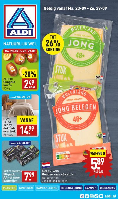 Catalogus van Aldi in Brunssum | Topdeals voor alle klanten | 19-9-2024 - 3-10-2024