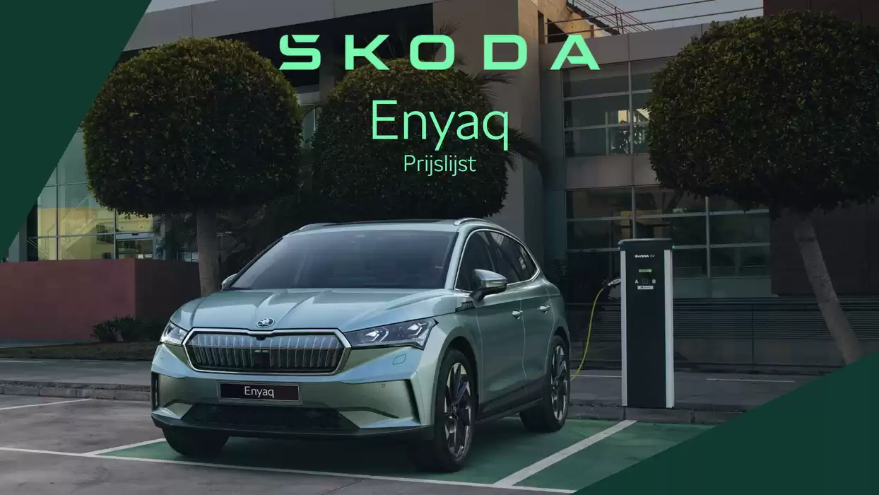 Catalogus van Škoda in Koog aan de Zaan | Škoda Enyaq prijslijst per 1 oktober 2024 | 25-9-2024 - 25-9-2025