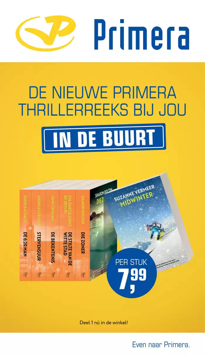 Catalogus van Primera in Eindhoven | Primera folder | 30-9-2024 - 30-11-2024